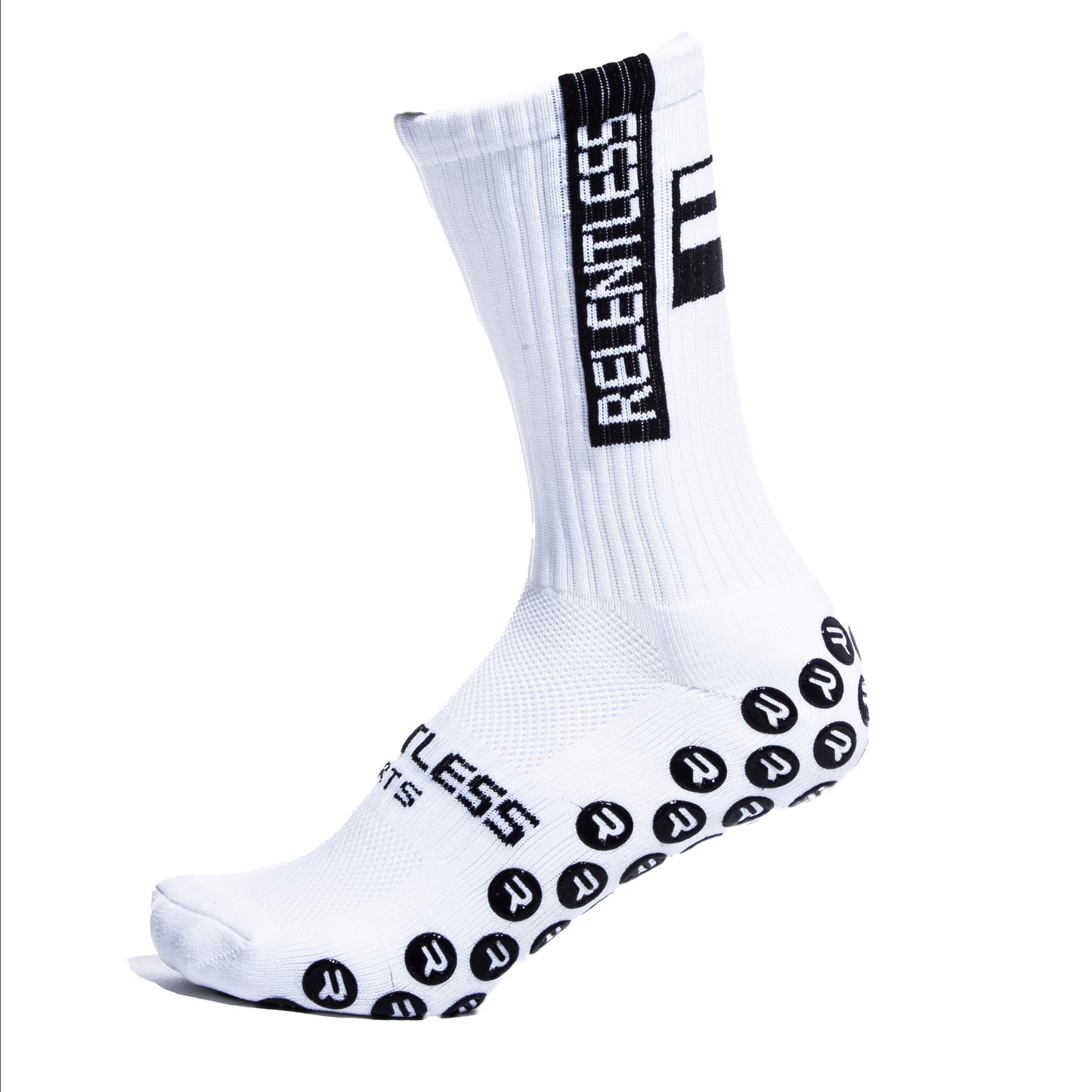 Relentless Grip Sock - White