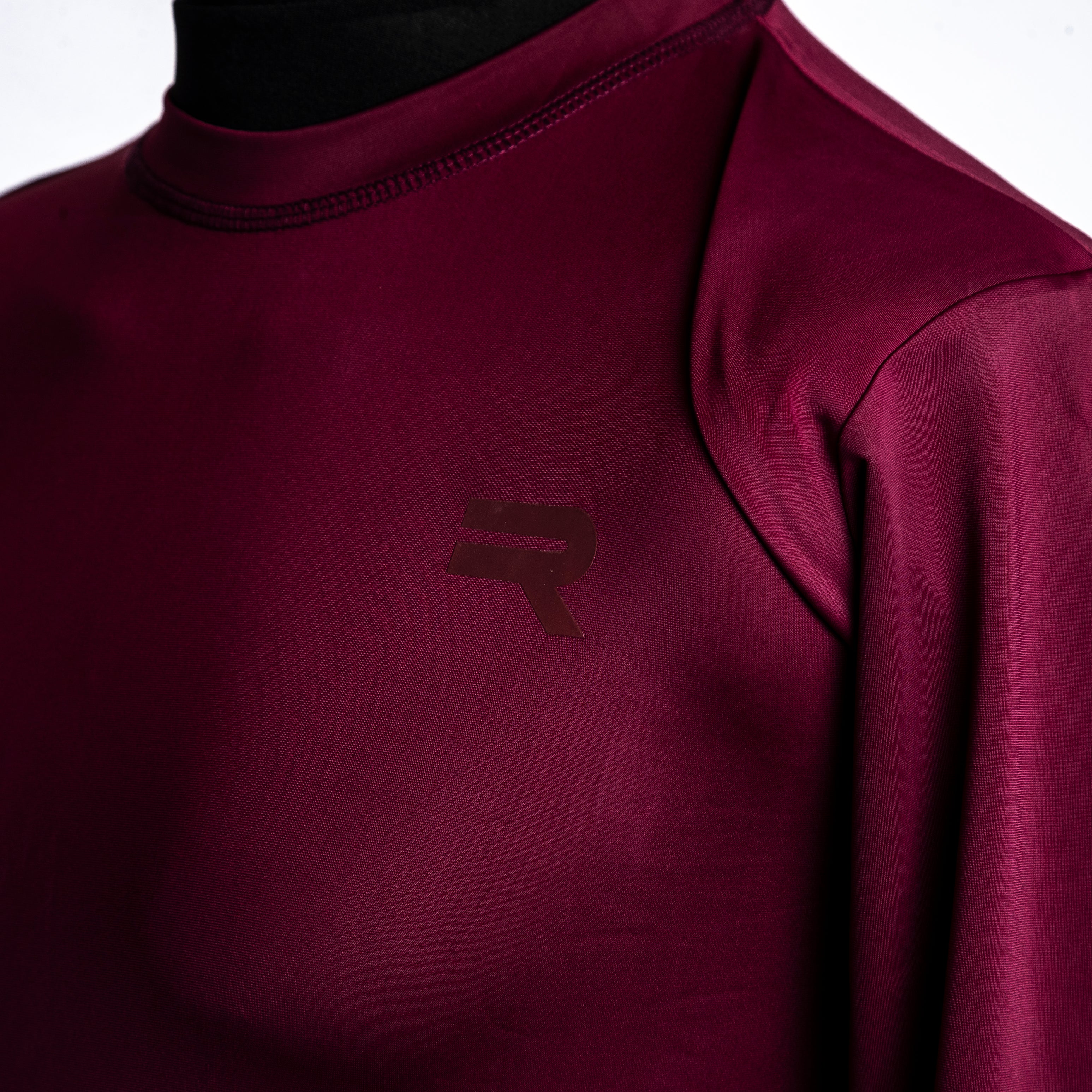 Compression Base Layer Top Maroon