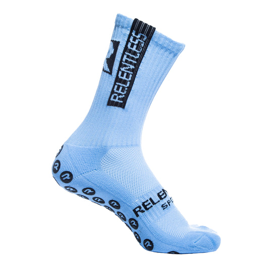 Relentless Grip Sock - Sky Blue