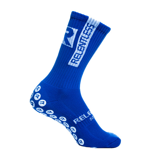 Relentless Grip Sock - Blue